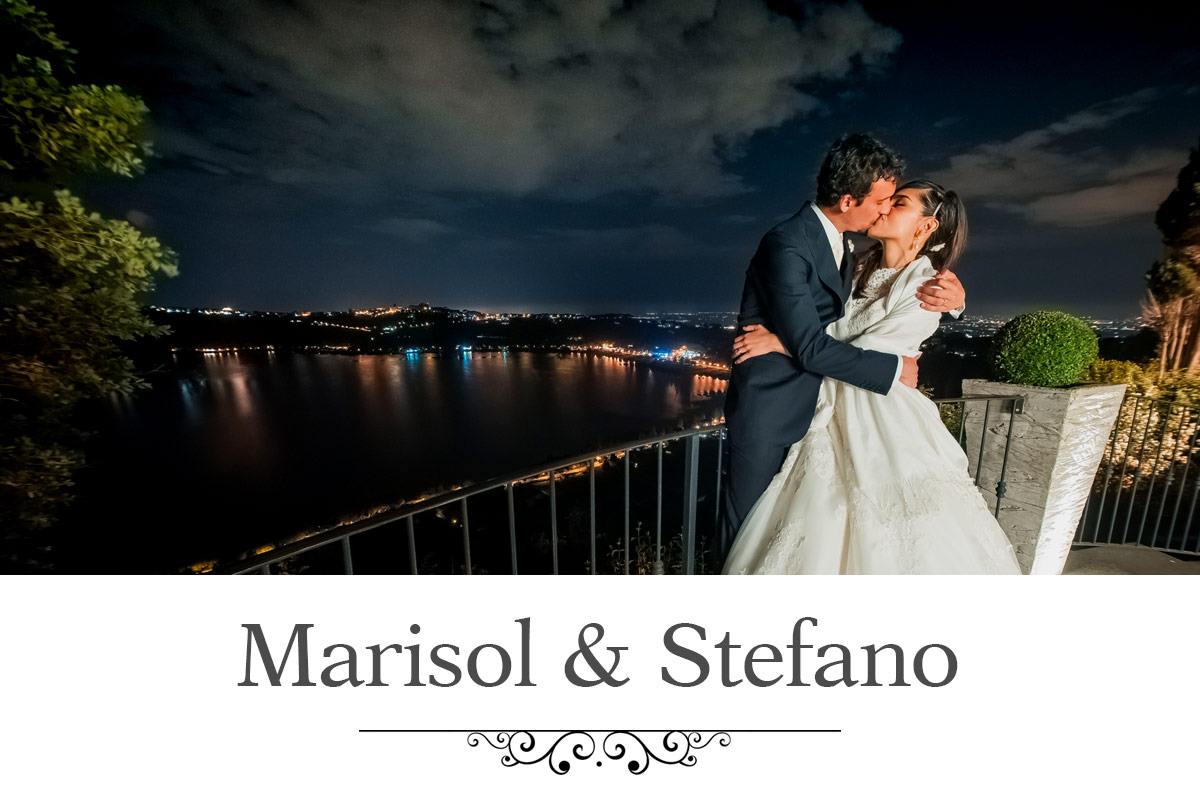 Fotografo di Matrimonio | Servizio Fotografico per il Matrimonio di Marisol e Stefano, rito religioso celebrato nella Chiesa di Santissimi Nereo e Achilleo a Roma e festeggiato a Villa Pocci sul Lago di Albano.<br>
Fotografie di Stefano Gruppo e Danilo Schiavella.