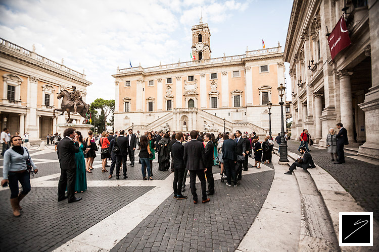 Location di Matrimonio | Campidoglio Sala Rossa | fotografia di Stefano Gruppo