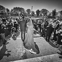 Matrimonio | L'uscita degli sposi | foto di Stefano Gruppo